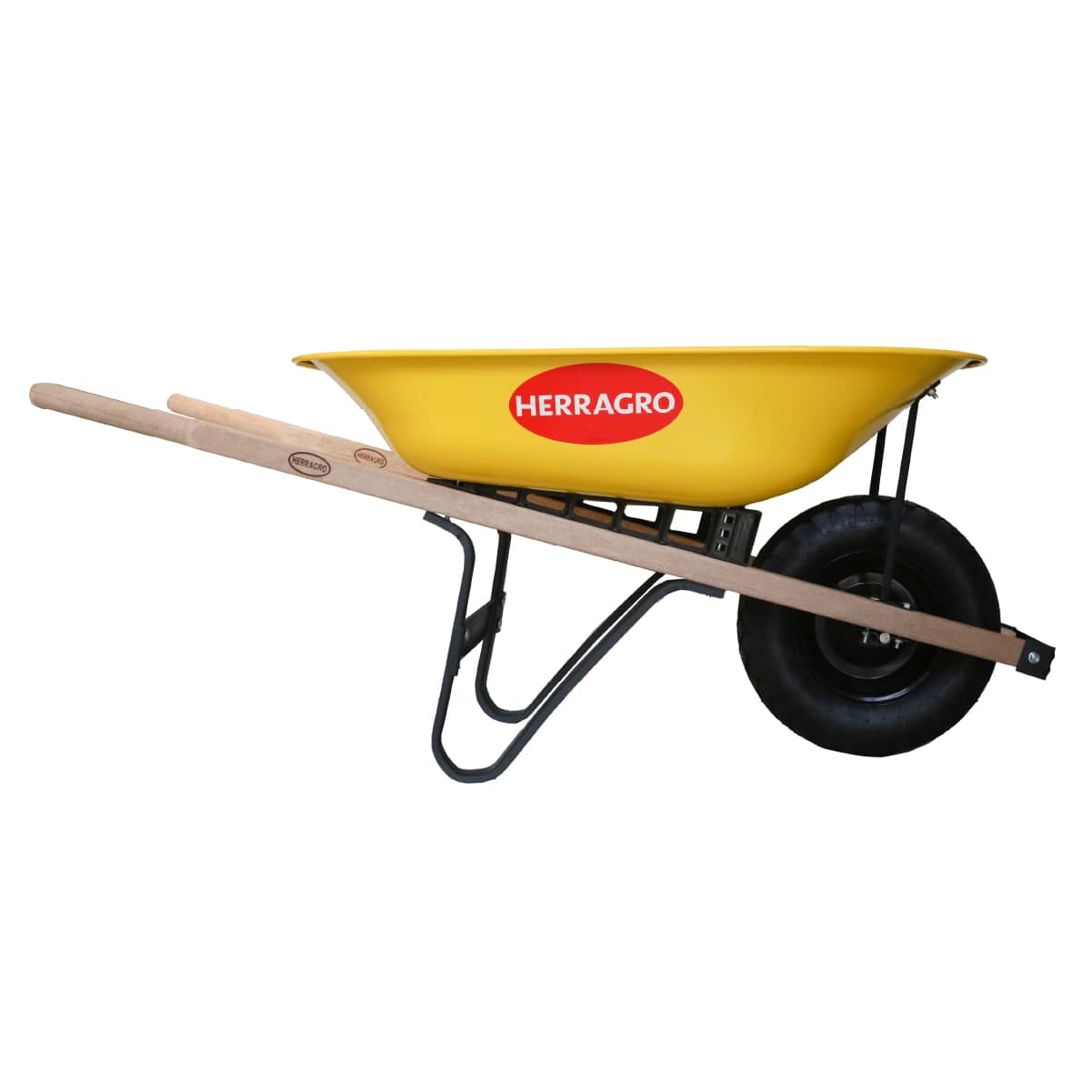 Carreta 75 Lts Chasis Mad Amarillo Llanta Antipinchazo