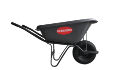 Carreta 100 Lts Chasis Met Platon Plastico Llanta Antipinchazo