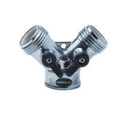 Adaptador En Y Metalico Doble Llave