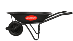 Carreta 65 Lts Chasis Met Negro Llanta Antipinchazo
