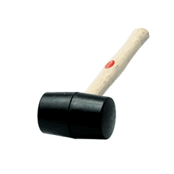 Martillo De Goma 16 Oz Negro