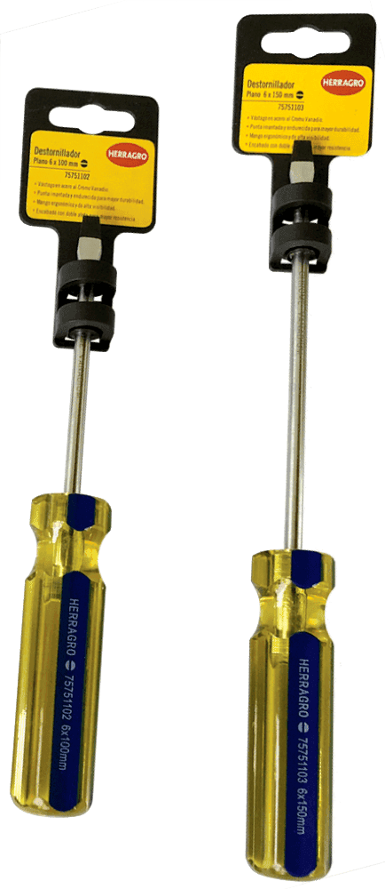 Destornillador Plano 6 X 150 Mm Crv