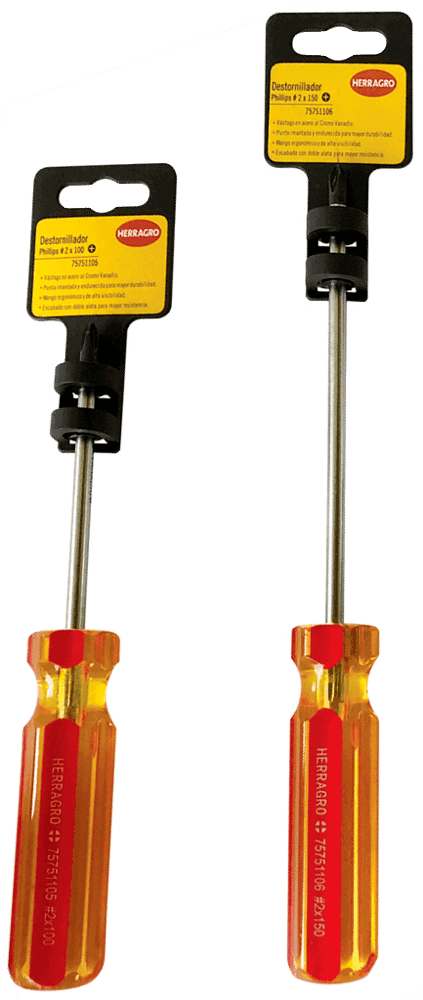 Destornillador Phillips No2 X 100  Mm Crv