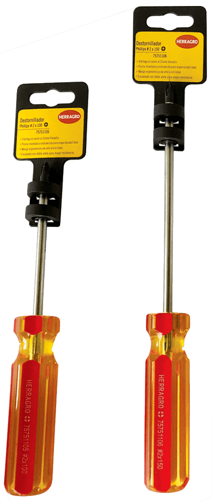 Destornillador Phillips No2 X 150 Mm Crv