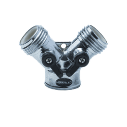 Adaptador En Y Metalico Doble Llave