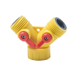 Adaptador En Y Plastico Doble Llave