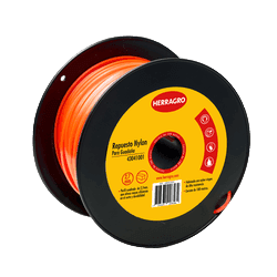 Nylon Cuadrado Alta Resistencia 2.7mm 400m Naranja