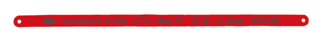 Segueta 12 18 Ddp Bimetalica  Roja