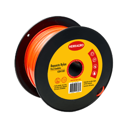 Nylon Cuadrado Alta Resistencia 2.7mm 100m Naranja